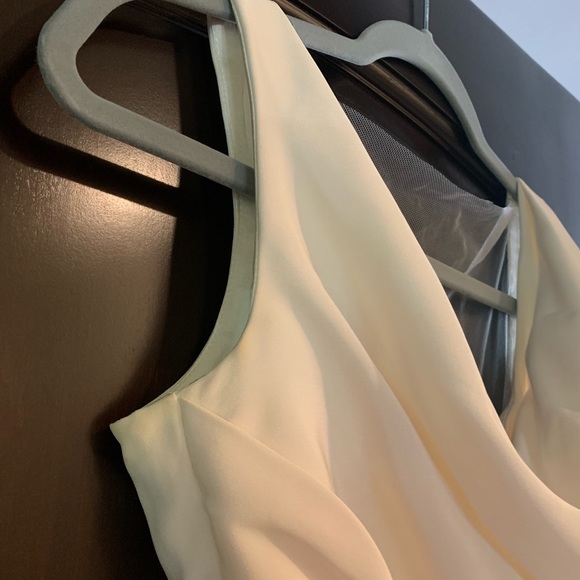 Ines Di Santo chic silk cowl neck wedding dress - Picture 6 of 8